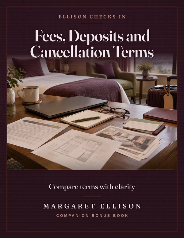 Fees, Deposits and Cancellation Terms bonus book cover